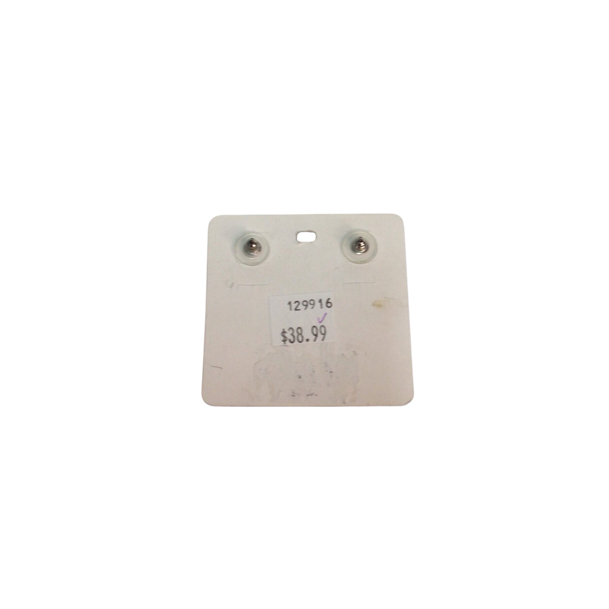 Brighton Interlok Lustre Post Style Silver Plated Dangle Earrings JA7601