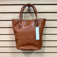 Load image into Gallery viewer, Dooney &amp; Bourke Florentine Leather Bucket Bag Natural