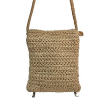 Load image into Gallery viewer, The Sak Crochet Crossbody Bag Tan