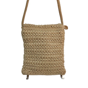 The Sak Crochet Crossbody Bag Tan