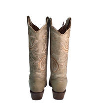 Load image into Gallery viewer, Circle G Women&#39;s Embroidered Western Boots Snip Toe Size 7.5 M Light Sage Green