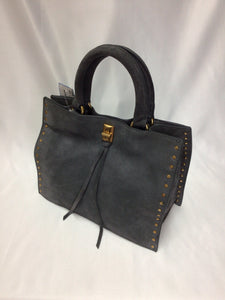Rebecca Minkoff Small Gray Suede  Satchel