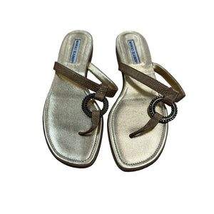 Manolo Blahnik Thong Sandals - Size 9.5 /Euro 39 1/2