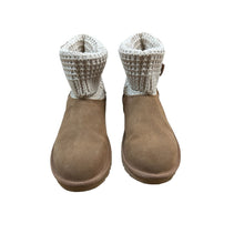 Load image into Gallery viewer, UGG Classic Solene Mini Bootie Chestnut/Beige Size 8