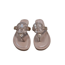 Load image into Gallery viewer, Tory Burch Miller Thong Sandals Tan Size 8