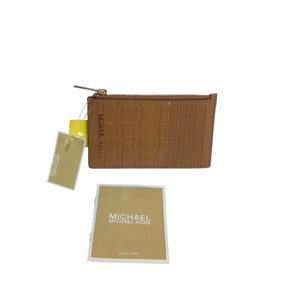Michael Kors Jet Set Trave; Brown Card Holder NWT