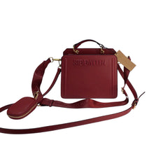 Load image into Gallery viewer, Steve Madden Bevelyn Sun Dried Tomato Satchel Crossbody Bag NWT