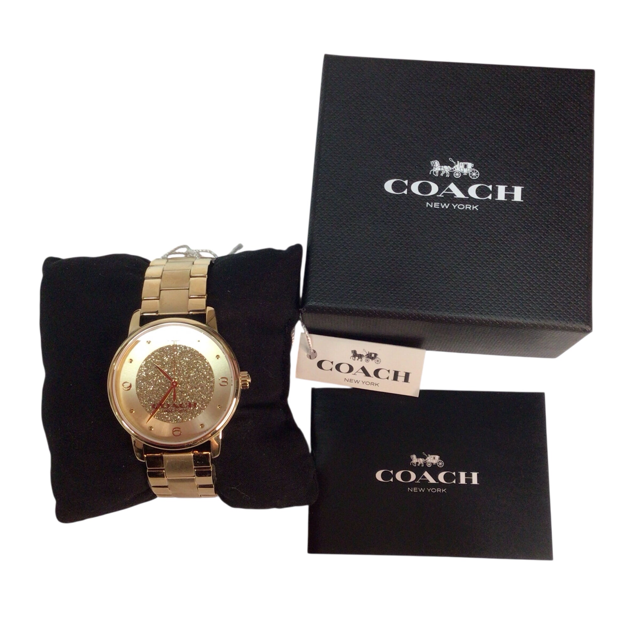 Coach Gold Toned Metal Watch NWT