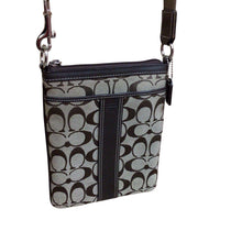 Load image into Gallery viewer, Coach Signature Crossbody Bag Brown