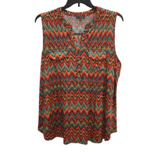 Load image into Gallery viewer, Ava &amp; Grace Chevron Sleeveless Top Size 2X
