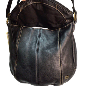 The Sak Black Leather Crossbody Purse