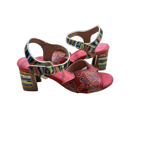 L'artiste by Spring Step Civika Butterfly Sandals Size 7.5-8 (Euro 38)