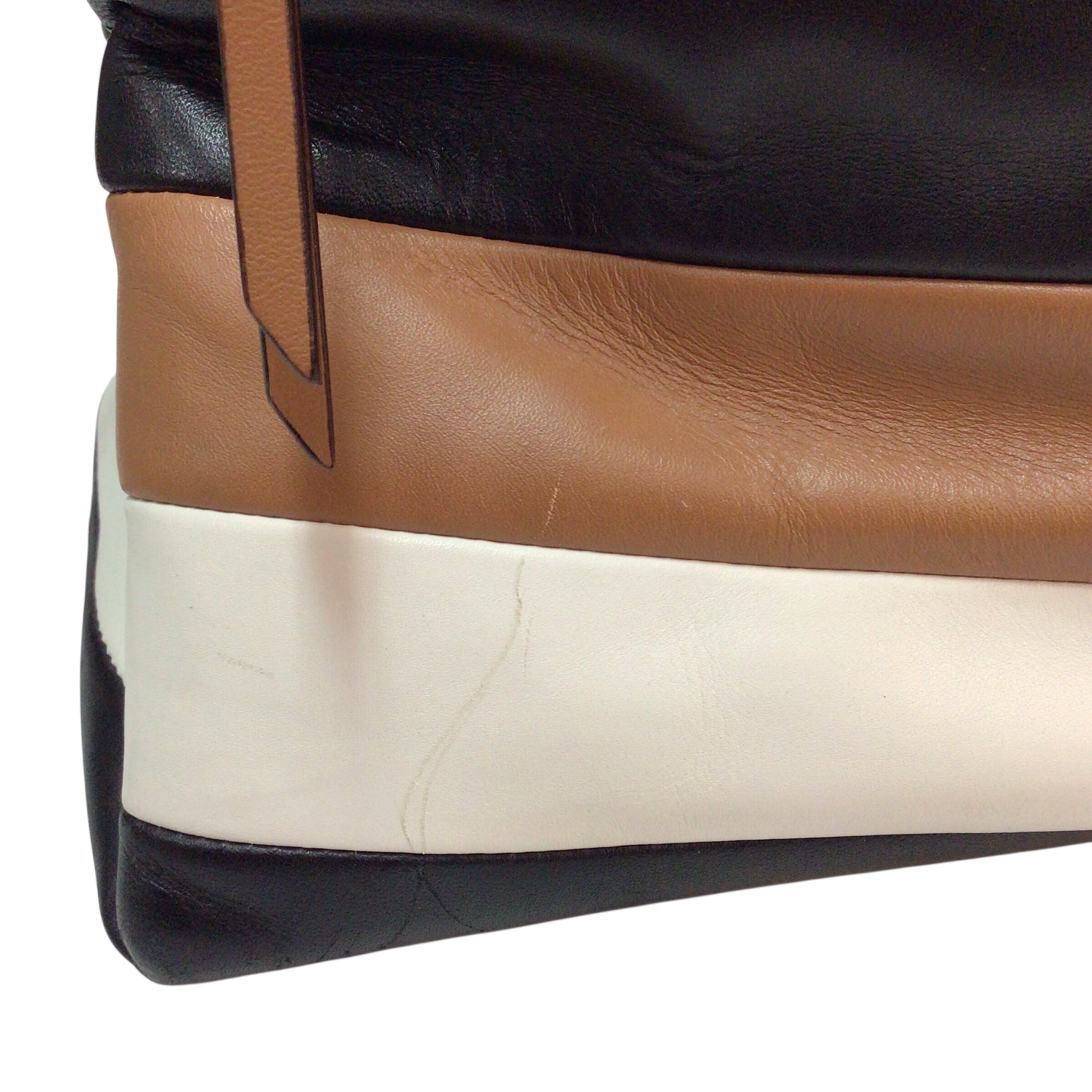 Coach Large Borough Bag In Bar Stripe