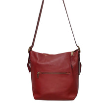 Load image into Gallery viewer, Coach Red Pebbled Leather Crossbody Bag