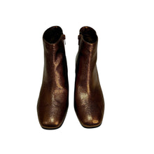 Load image into Gallery viewer, Sole Society Copper Metallic Cracklyn Tashia Bootie Size 8 M / 38.5