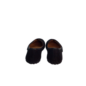 Spring Step Suede Black Loafers Size 8.5