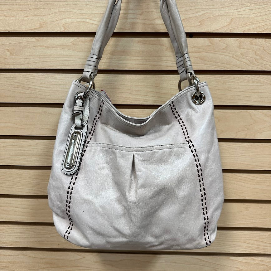 B. Makowsky Large offers Leather Hobo Bag