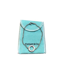 Load image into Gallery viewer, Tiffany &amp; Co Sterling Silver 1837 Circle Double Chain Bracelet in Pouch