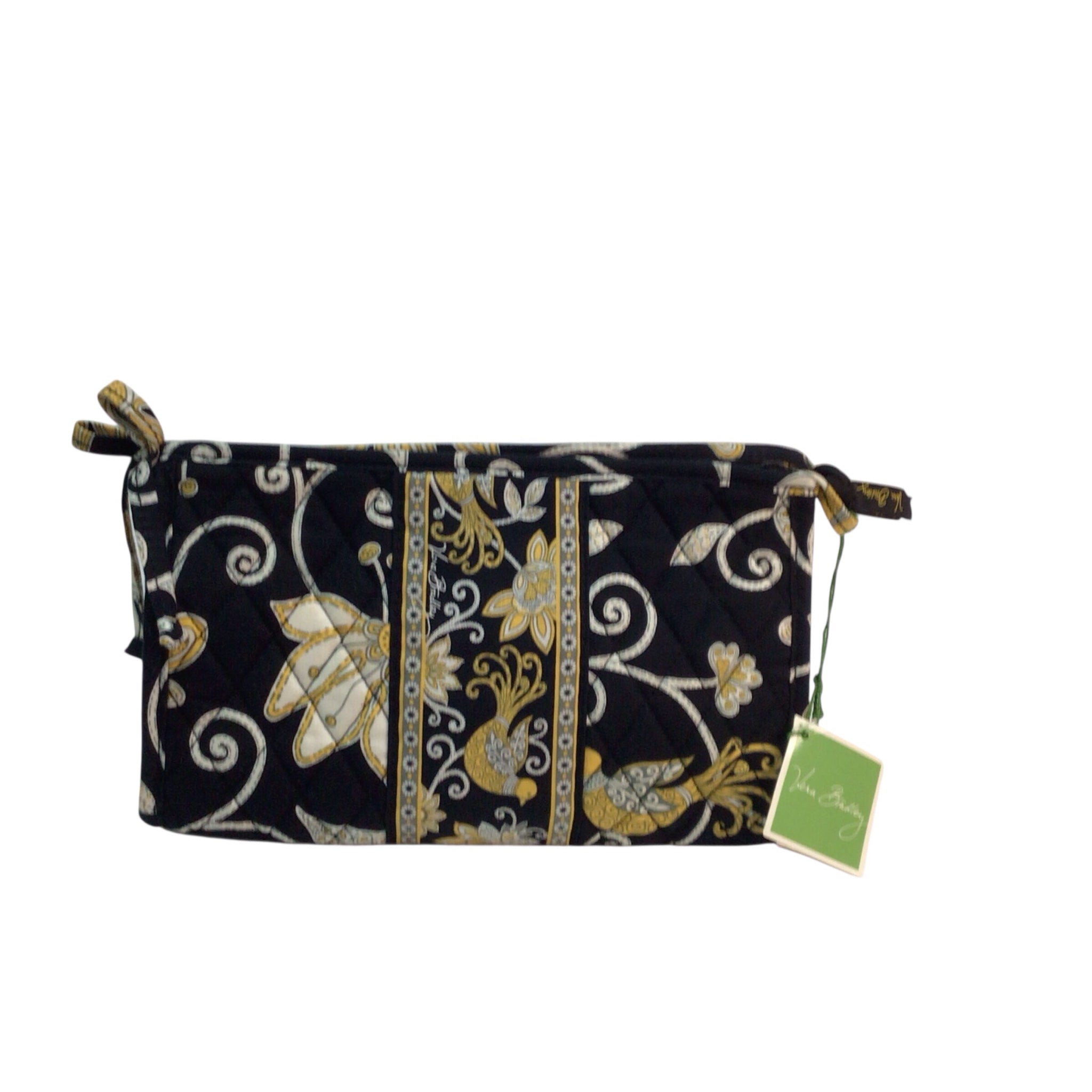 Vera Bradley Medium Bow Yellow Bird Cosmetic Bag NWT