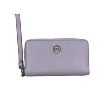 Load image into Gallery viewer, Michael Kors Pebbled Leather Wristlet Wallet Pink