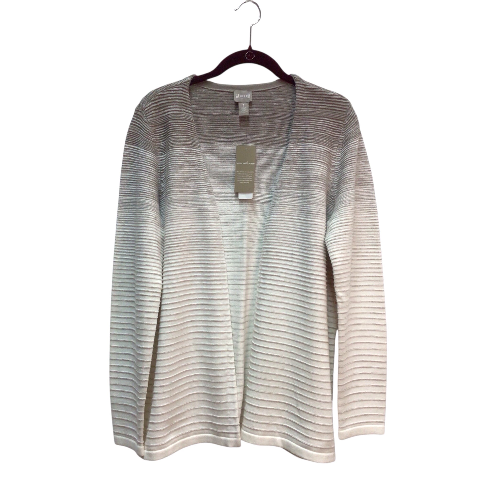 Chicos Long Sleeve Cardigan Size M NWT