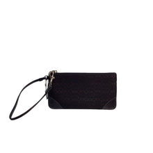 Load image into Gallery viewer, Coach Signature Wristlet Black