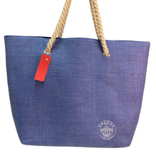 Load image into Gallery viewer, Orlane Champs Elysees Blue Canvas Tote Bag