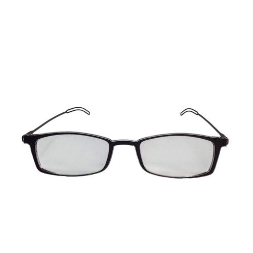 Thin Optics Reading Glasses +2.0 Black with Case