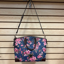 Load image into Gallery viewer, Dooney &amp; Bourke Floral Roses Satchel Shoulder Bag