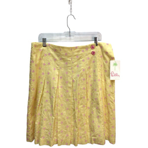 Lilly Pulitzer Pineapples Skirt Size Large NWT