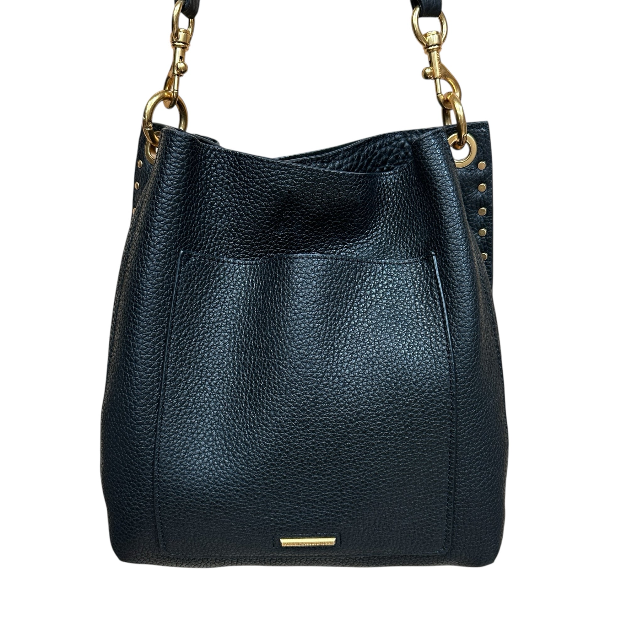 Rebecca Minkhoff Darren Black Leather Shoulder Bag