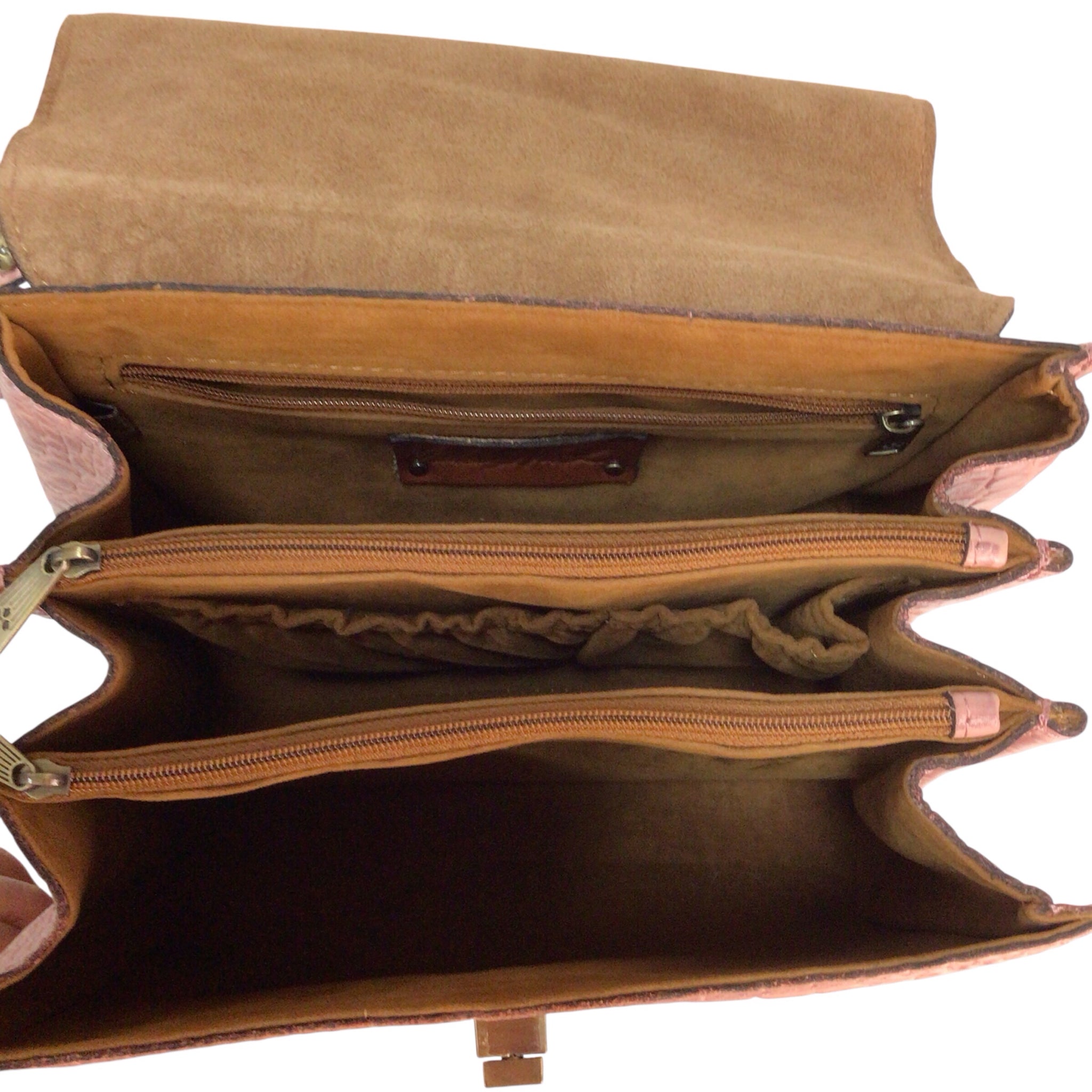 Patricia Nash Pink Crossbody Satchel Bag