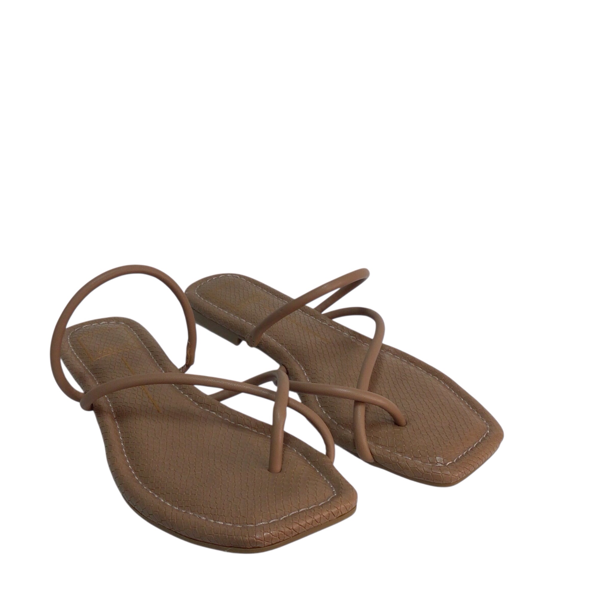 Dolce Vita Leanna Slide Sandals Tan Size 7.5