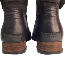 Load image into Gallery viewer, Sorel Major Moto Boots Size 7.5 Black
