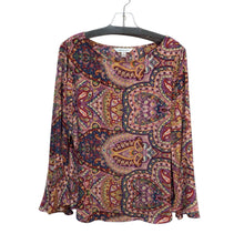 Load image into Gallery viewer, Counterparts Floral Long Sleeve Top Size Large