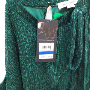 Nine West Green Sleeveless Top Size XL NWT