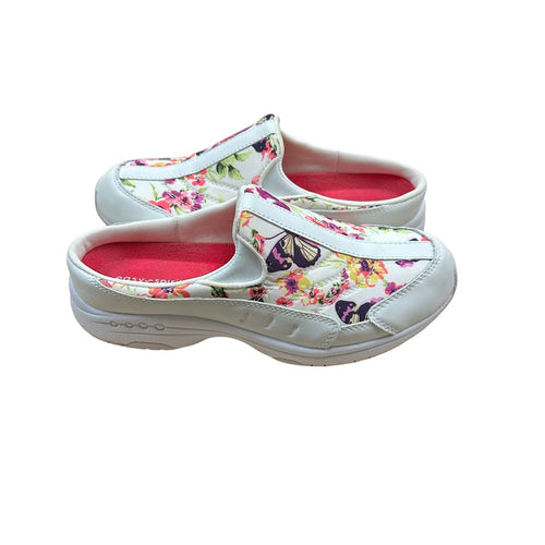 Easy Spirit Slip on Shoes Floral Size 8