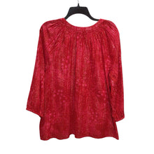 Load image into Gallery viewer, Crown &amp; Ivy Red Long Sleeve Top Size XL
