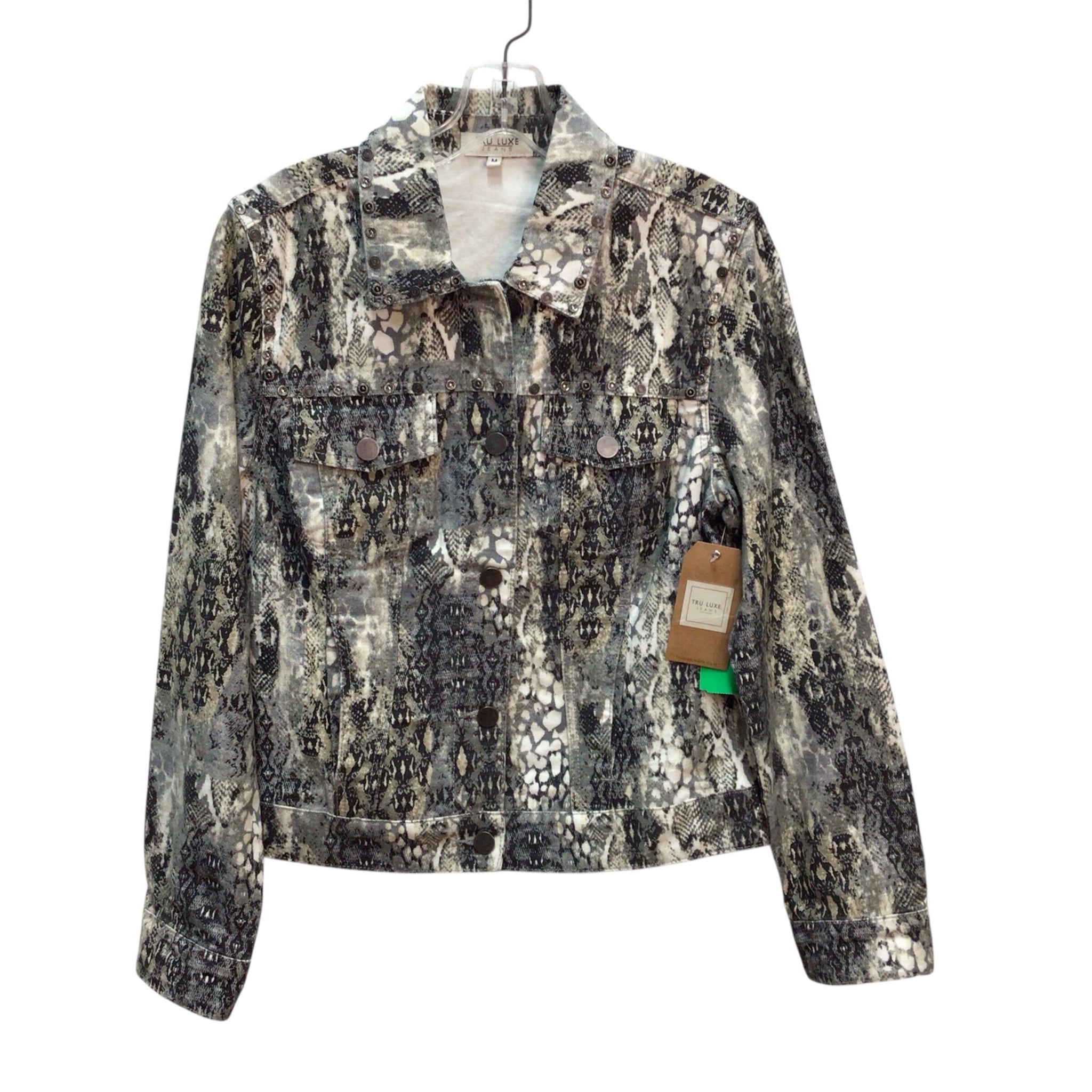 Tru Luxe Jeans Button Up Jacket Size M NWT