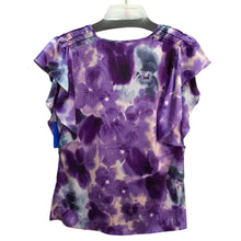 Load image into Gallery viewer, White House Black Market Purple Short Sleeve Top Size S