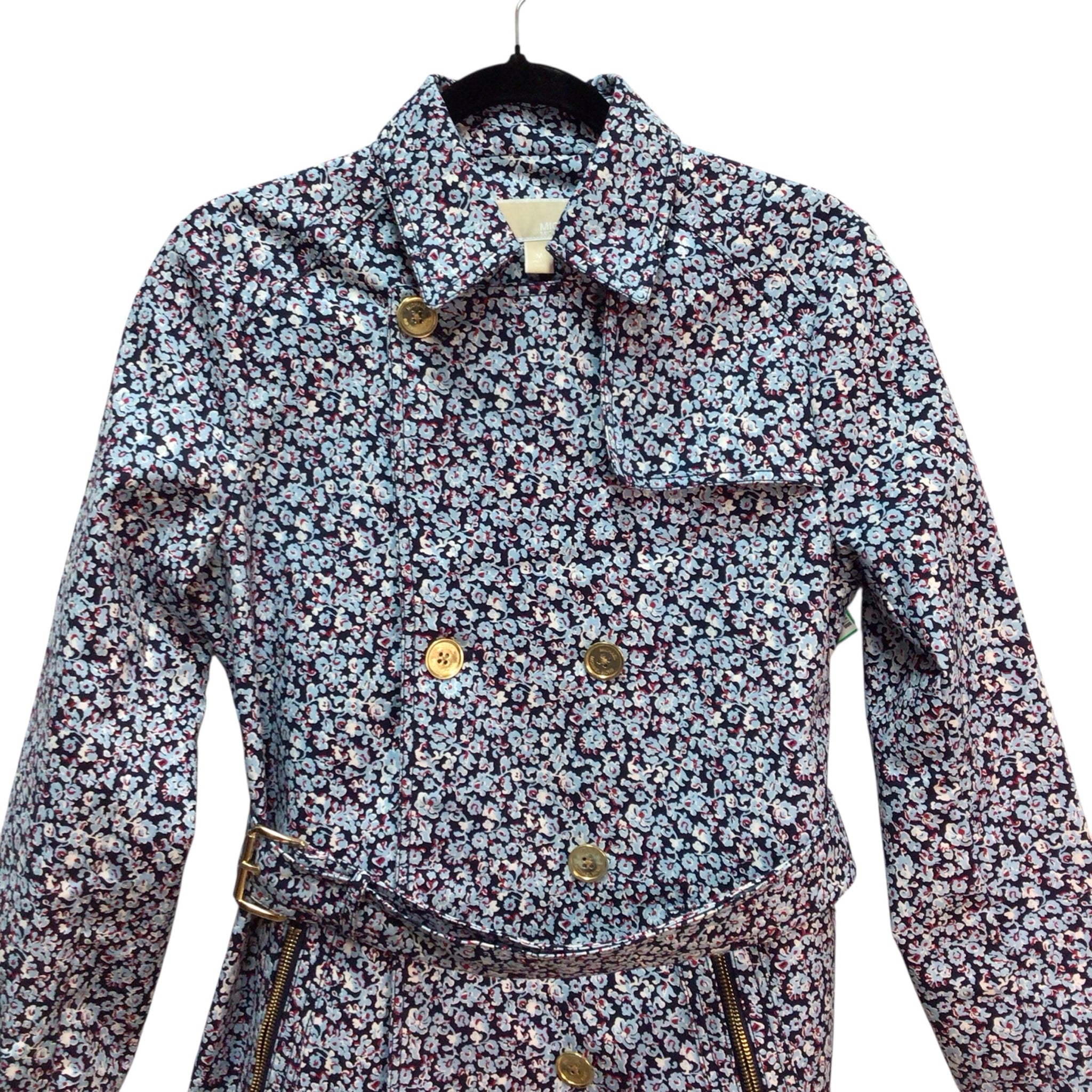 Michael Kors Long Sleeve Trench Coat Size M