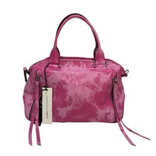 Load image into Gallery viewer, Aimee Kestenberg Let&#39;s Ride Pink Tie Dye Leather Satchel Shoulder Bag NWT