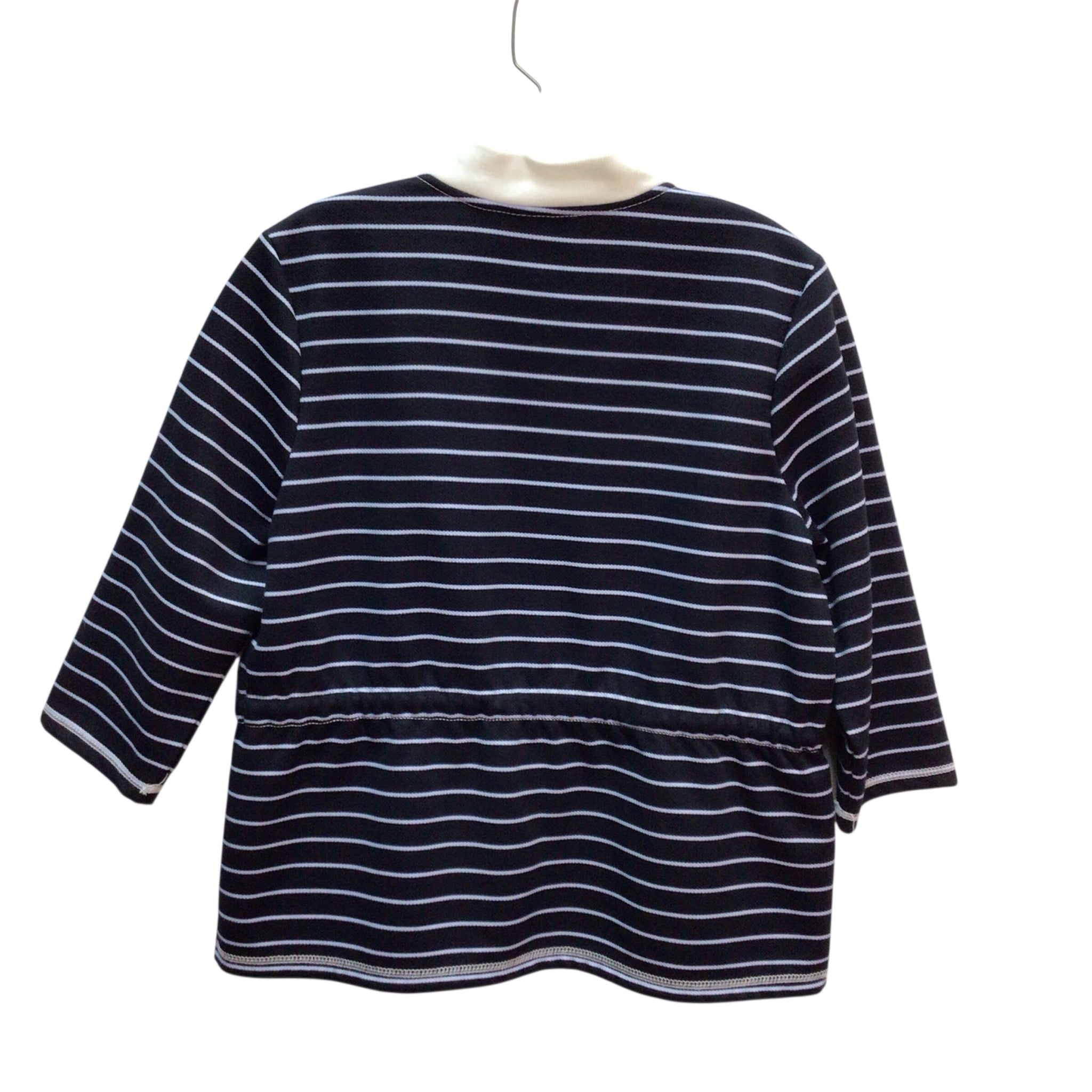 Onque Navy Blue Stripe Jacket Size PXL