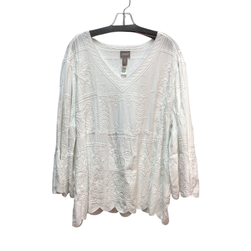 Chicos Long Sleeve Top Size XXL