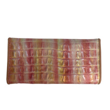 Load image into Gallery viewer, Brahmin Pink And Yellow Metallic Wallet