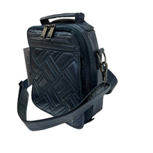 Load image into Gallery viewer, Lug Flapper SE Convertible Crossbody Bag Metallic Indigo Blue NWT