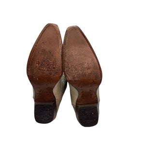 Circle G Women's Embroidered Western Boots Snip Toe Size 7.5 M Light Sage Green