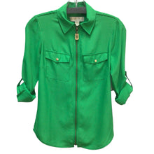Load image into Gallery viewer, Micheal Kors Green Dress Long Sleeve Top Size XS