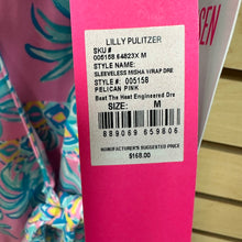 Load image into Gallery viewer, Lilly Pulitzer Sleeveless Misha Wrap Dress Pelican Pink - Size Medium