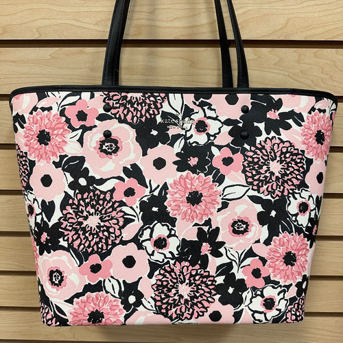 Kate Spade New York Dahlia Floral Tote Pink Multi